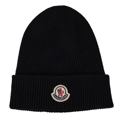 Moncler Ribbed Beanie, front view